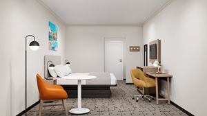 TAISEN Factory, Fabricante de Paquetes de Muebles para Hoteles de 3 Estrellas, Proyecto Hotelero Travelodge, Muebles de Madera Personalizados para Hoteles - Product Image 2