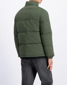 Custom Clothing Manufacturer Mens Winter Quilted Padded Puffer Goose <b>Down</b> <b>Feather</b> Jacket with Nylon Shell Fabric - Product Image 6