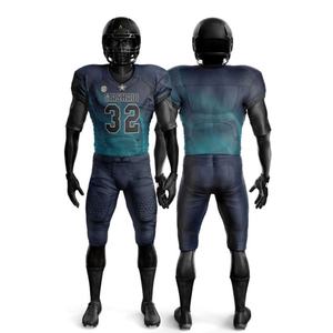 Tela personalizada de alta calidad de talla grande camisetas de fútbol americano bordadas que absorben la humedad transpirables último diseño - Product Image 1