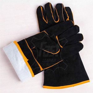 Gants de soudage en cuir multi-usages 2025 pour la découpe et la soudure, gants en cuir ignifuges - Product Image 5