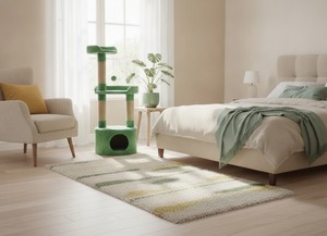 Rascador Amistar de alta calidad, modelo "Green Paradise", para gatos y gatitos de todas las razas y tamaños. - Product Image 3