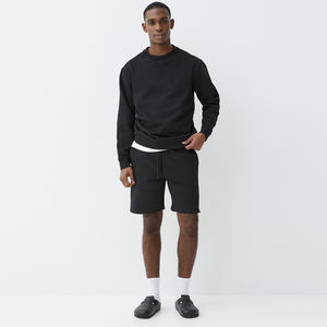 Sweat-shirt en molleton de haute qualité noir avec logo personnalisé pull pour hommes et femmes chaud hiver sweat à capuche décontracté OEM/ODM - Product Image 3