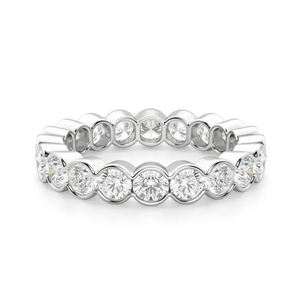 ชุดแหวนเพชรโมอิสซาไนต์สำหรับงานแต่งงานแหวนเงินสเตอร์ลิงสำหรับงานปาร์ตี้ - Product Image 1