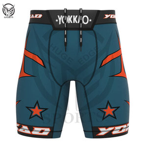 Shorts de lutte MMA personnalisés pour hommes, imprimés, brodés et sublimés, extensibles dans 4 directions. - Product Image 3