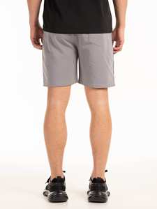 Pantalones cortos de fitness para gimnasio para hombre de alta calidad, pantalones de entrenamiento de secado con bolsillos, algodón y poliéster, suministro OEM, logotipo impreso en la cintura - Product Image 4