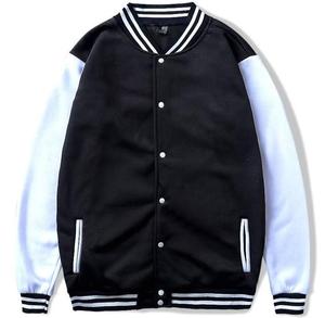 Blousons universitaires d'hiver pour hommes, style collège, avec col montant, coupe-vent, teinture personnalisée, modèles vierges - Product Image 5