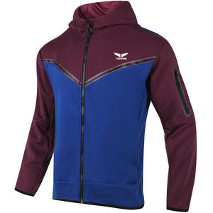 Survêtement de gym pour hommes, sweat à capuche en coton et polyester taille XL, technique de sublimation avec logo imprimé pour les sports d'hiver, nouveauté - Product Image 3