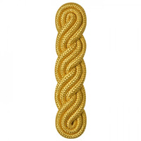 Cordons en fil de bullion enduit de cire, faits à la main, personnalisables, respirants, confortables, de conception sur mesure, pour cérémonies professionnelles