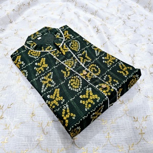 Kota doria Silk kurta kurta bandhani bandhej ชุดฤดูร้อนพิมพ์ลาย kurta สำหรับผู้หญิงของขวัญอินเดียปากีสถาน