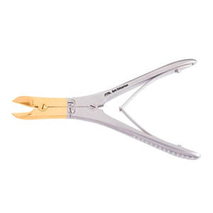 Pinzas de Corte Óseo Manuales de Acero Inoxidable de Calidad Premium, Instrumento Quirúrgico TC Semi-Dorado con Logotipo Personalizable - Product Image 1