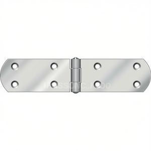 Lot de 10 charnières HOHAGE françaises 250 mm, épaisseur 2,5 mm, en acier chromé bleu, pour clôtures, treillis et portails - Product Image 3