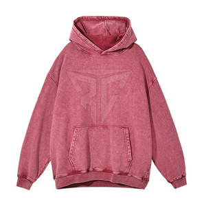 Motif personnalisé Nouveau design tendance Le plus populaire Logo personnalisé Sweats à capuche délavés à l'acide pour hommes Hiver à capuche 2025 - Product Image 1