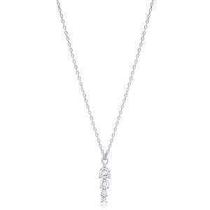 Colgante de plata de ley 925 con piedra de zirconia, collar con abalorio, diseño Redondo, elegante, hecho a mano - Product Image 5