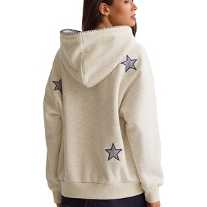 Sweat à capuche unisexe en molleton 100% coton de haute qualité avec logo et couleur personnalisés Wild Spirit, patch brodé, marque privée - Product Image 2