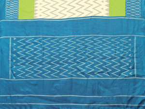 Sari estampado de seda artística para uso diario e informal para mujeres Viene con pieza de blusa Cómodo, elegante y fácil de mantener - Product Image 6