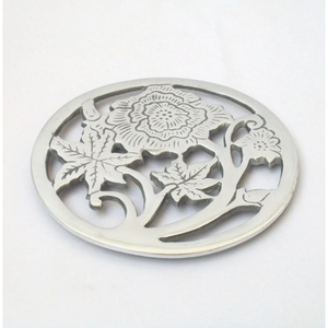 Dessous de plat en métal moulé moderne en forme de pomme feuille résistant à la chaleur décoratif cuisine coussin chauffant protecteur de Table pour salle à manger décor à la maison - Product Image 3