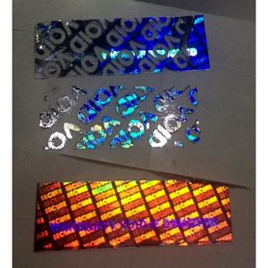 SPICK GLOBAL Original 10X30MM Étiquette holographique en feuille d'aluminium, garantie, étanche, thermosensible, fonction anti-fraude à gratter, forme variée, populaire - Product Image 3