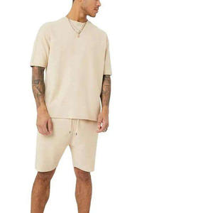 Automne et hiver hommes deux pièces ensembles survêtement décontracté O cou à manches longues pull pantalon ensemble pour hommes - Product Image 5