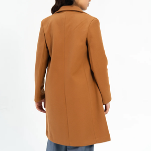 Abrigo Largo de Invierno para Mujer, de Lana de Oveja de Primera Calidad, Tejido, Resistente al Viento, Relleno de Plumas, Cálido, Estilo Urbano, Transpirable e Informal - Product Image 6