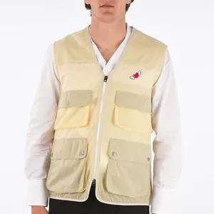 Outdoor Work Vest Mens Custom Logo Fishing Photography Vests Jacket Plus Size Men's Multi Pocket Mesh Utility Vest Waistcoats