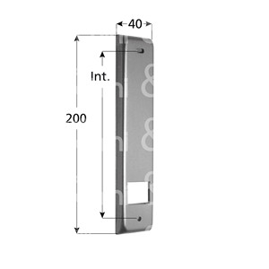 PLAQUE DE FENÊTRE SEMI-RECESSED Modèle SP - Product Image 1