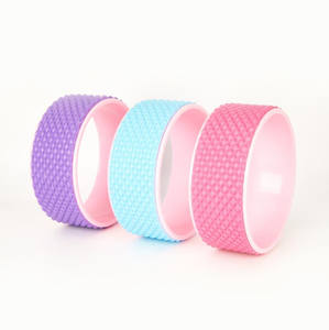 Roue de Pilates et de Yoga Portable 3D à Points Flottants avec Matériau EVA pour Exercices d'Étirement du Dos Rose/Violet/Bleu 30x12cm pour Femmes - Product Image 1