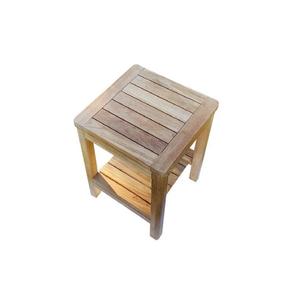 Banc de douche en teck fabriqué en Indonésie - Product Image 1