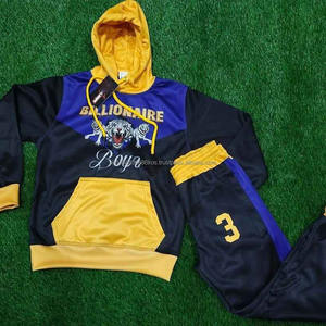 Venta al por mayor pulóver sudaderas con capucha conjuntos de pantalones de chándal para hombre deportes Jogger chándales hombre Jogging ropa de entrenamiento para el invierno - Product Image 3