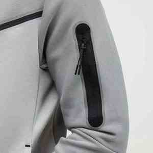 Logotipo personalizado al por mayor 100% algodón más tamaño ligero transpirable cremallera gris chándales pantalón con paneles nueva moda - Product Image 5