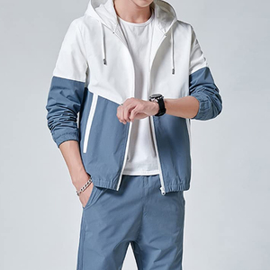 Conjunto de cortavientos Unisex OEM plegable de poliéster, conjunto de cortavientos plegables ligeros Unisex con cremalleras para hombres 2025 - Product Image 4