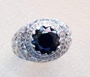Wholesale <b>Men</b> <b>Ring</b> New Arrival Natural <b>Black</b> Onyx Gemstone December Birthstone Birthday Gift Jewelry 925 Sterling Silver <b>Ring</b> - Product Image 5
