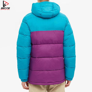 Abrigo grueso de lana para exteriores, chaqueta acolchada de burbujas de invierno, nueva chaqueta de burbujas de tela de lona de talla grande para hombre de invierno de alta calidad - Product Image 3