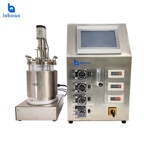 Laboao 5L/10L Glass Cell Culture Fermentor Bioreactor System