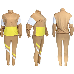 Designer de luxe coupe-vent fermeture éclair complète sur mesure femmes été nylon réfléchissant fermeture éclair veste pantalon ensemble facile à porter survêtement - Product Image 6