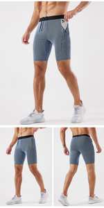 Amano Sports 2025 Potencial Alta demanda Mallas para correr Hombres de secado rápido Gimnasio Fitness Pantalones cortos para correr Medias Hombres Pantalones cortos de compresión - Product Image 2
