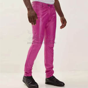 Pantalones cálidos de invierno para hombre, pantalones cómodos de cuero para hombre, pantalones de cuero para hombre de alta calidad para invierno - Product Image 5