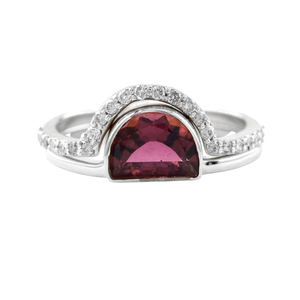 แหวนทัวร์สีชมพูทอง14K คุณภาพสูงเครื่องประดับแฟชั่นจากอินเดียผลิตได้ในราคา10K/18K - Product Image 3