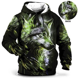 Haute qualité hommes Sublimation sweats à capuche 350 GSM chaud hiver tenue décontracté Polyester fait pull à capuche sweat - Product Image 2