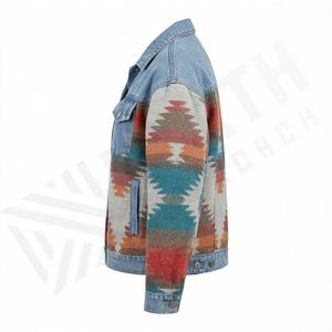 Top Selling <b>Lightweight</b> Cotton Denim <b>Jacket</b> <b>Women</b> Custom Made Breathable Available Different Colors Fashion Trendy Outerwear - Product Image 3