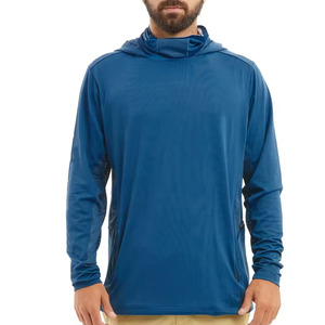 Hoodie de pêche à manches longues pour homme, best-seller, séchage rapide, anti-UV, couleur personnalisée, grande taille, respirant, polyester/coton - Product Image 4