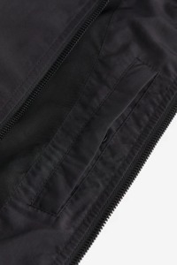 แจ็คเก็ตบอมเบอร์คอหนาแบบสบายๆเสื้อแจ็กเก็ตบอมเบอร์ระบายอากาศได้ดี - Product Image 5