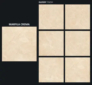 Marfila Crema 새로운 디자인 공장 공급 세라믹 바닥 타일 전체 광택 80x80xm 황금 모래 시리즈 도자기 타일 800X800mm