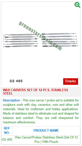 ชุดช่างแกะสลักสแตนเลสสแตนเลสเครื่องมือและอุปกรณ์สำหรับแกะสลักเครื่องเพชรพลอยรวมถึงแสตมป์และคีม12ชิ้นจาก485 - Product Image 2