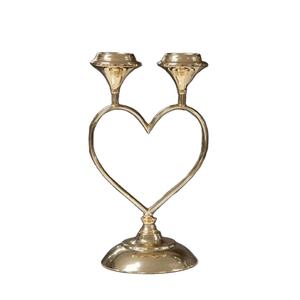 Candelabro Decorativo de Mesa, Nuevo y Elegante, 2026, Proveedores Mayoristas, Hecho de Metal, Forma de Corazón - Product Image 1
