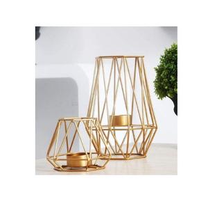 ที่วางแก้วชาสีโรสโกลด์แบบตอกทำจากโลหะสำหรับตกแต่งในร่มดีไซน์ล่าสุด - Product Image 2