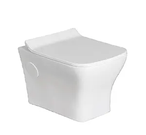 2023 bol mobile en céramique avec réservoir dissimulé Wc P-trap lavage salle de bain économiser de l'espace sans monture mur Hungess mur suspendu toilette