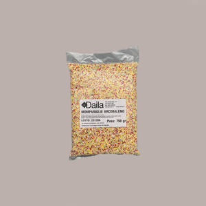 DAILA 750g Boules de sucre arc-en-ciel Couleurs assorties Fournitures de décoration de gâteaux Produites en Italie Saupoudrages - Product Image 2