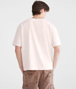 T-shirt Streetwear confort pour hommes fournisseur tenue de mode décontractée personnalisée pour une utilisation quotidienne de voyage dans le salon et approvisionnement en gros - Product Image 3