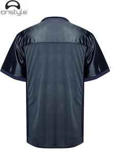 Camiseta de fútbol americano de alta calidad personalizada Unisex, transpirable, de talla grande XL, conjunto con número impreso para adultos, uso deportivo juvenil - Product Image 3