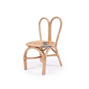 เก้าอี้หวายสำหรับเด็กเฟอร์นิเจอร์หวายทนทานสำหรับตกแต่งภายในผลิตจากเวียดนาม - Product Image 4